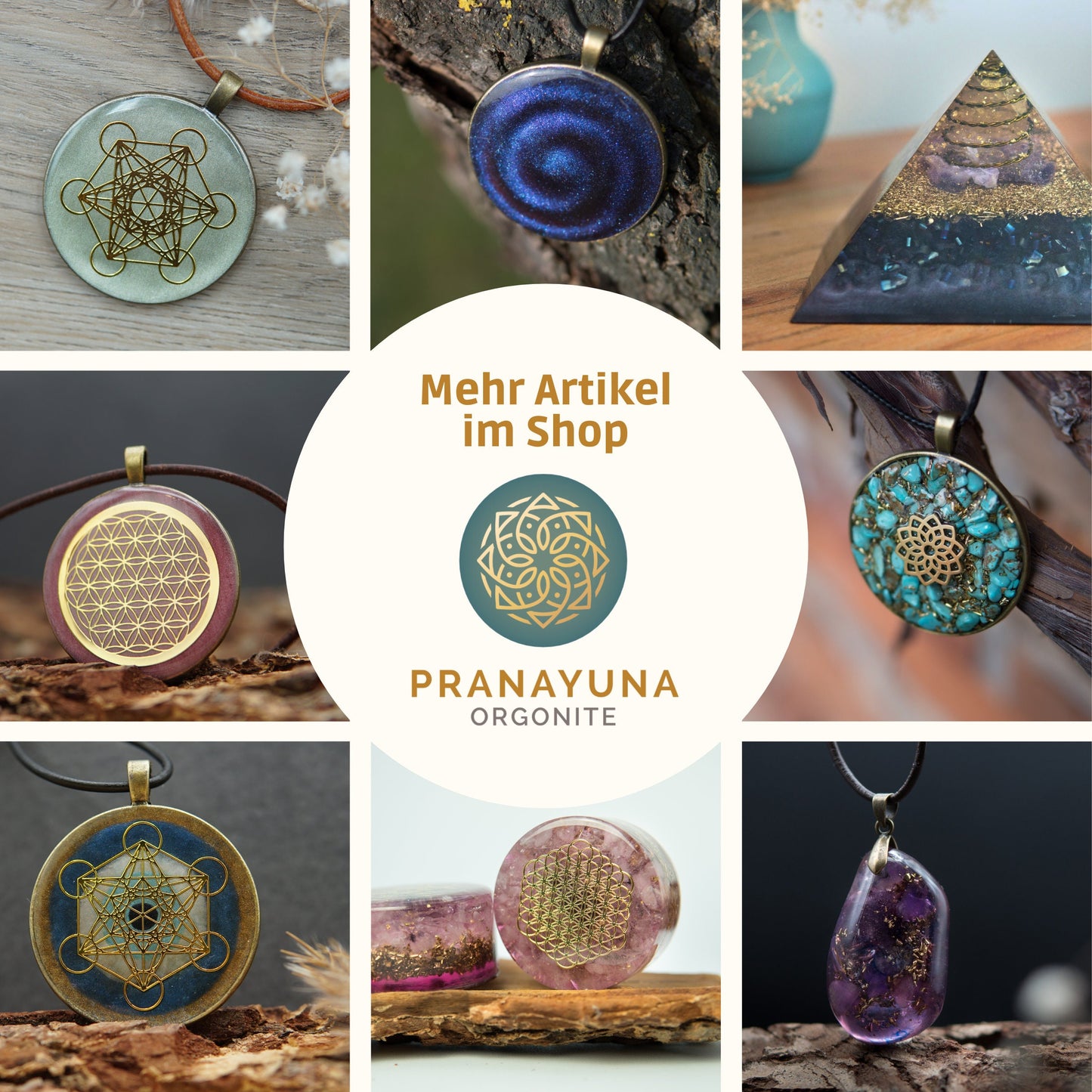 Metatron Symbol Orgonit – Spiritueller Schmuck für Schutz & Lichtarbeit