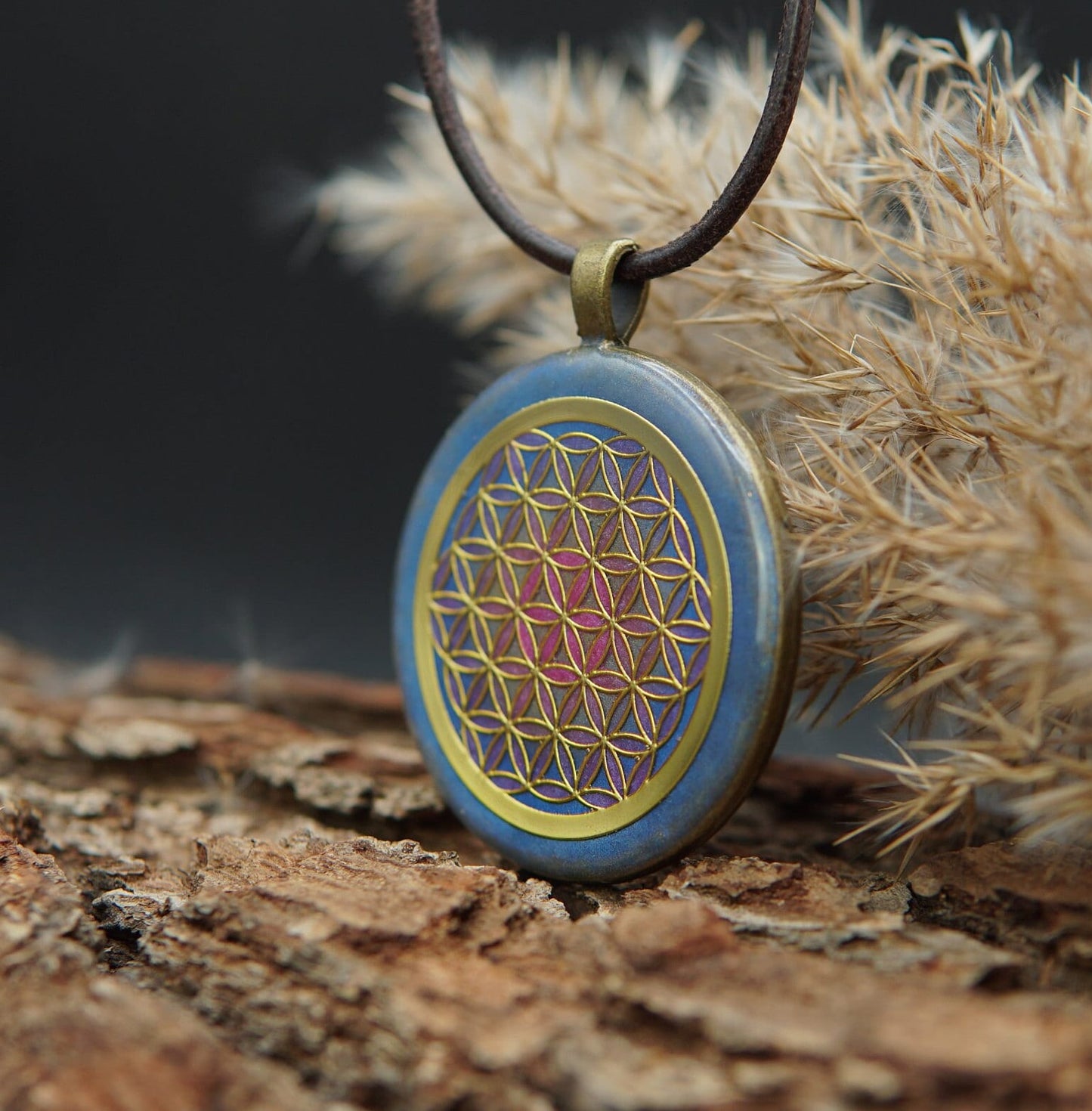 Blume des Lebens Orgonit – Talisman für Fokus, Lichtarbeit & Klarheit