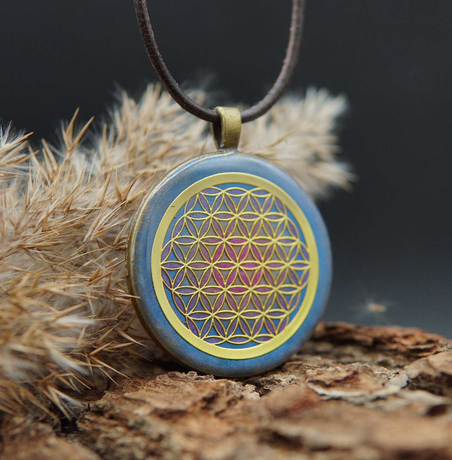 Blume des Lebens Orgonit – Talisman für Fokus, Lichtarbeit & Klarheit