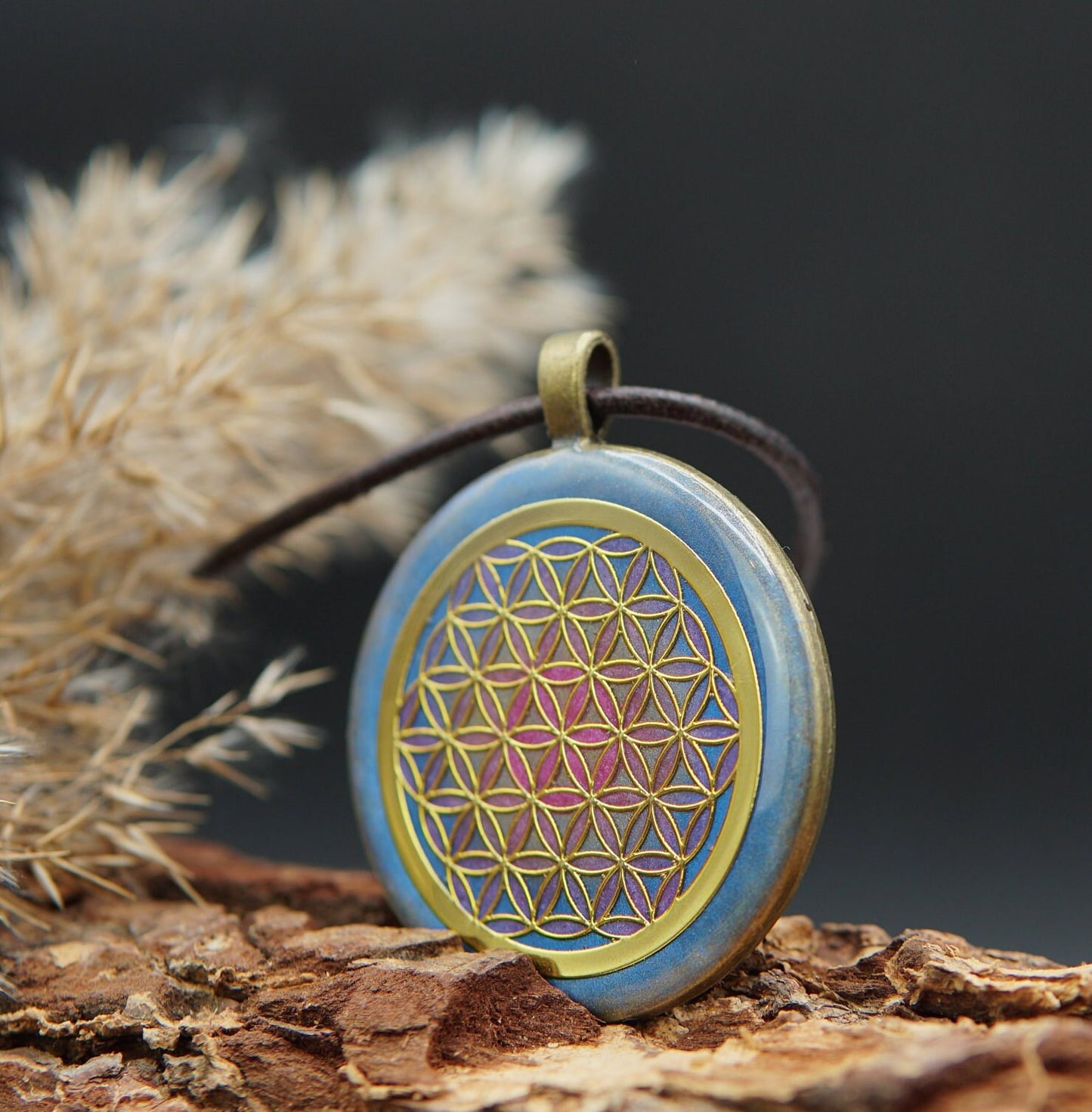 Blume des Lebens Orgonit – Talisman für Fokus, Lichtarbeit & Klarheit