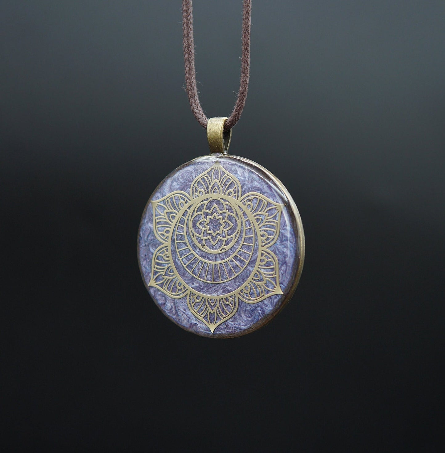 Chakra Mandala Orgonit Amulett – Kreativität & Spiritualität Energie Talisman Svadhishthana