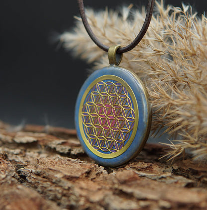 Blume des Lebens Orgonit – Talisman für Fokus, Lichtarbeit & Klarheit