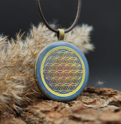 Blume des Lebens Orgonit – Talisman für Fokus, Lichtarbeit & Klarheit