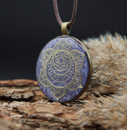 Chakra Mandala Orgonit Amulett – Kreativität & Spiritualität Energie Talisman Svadhishthana